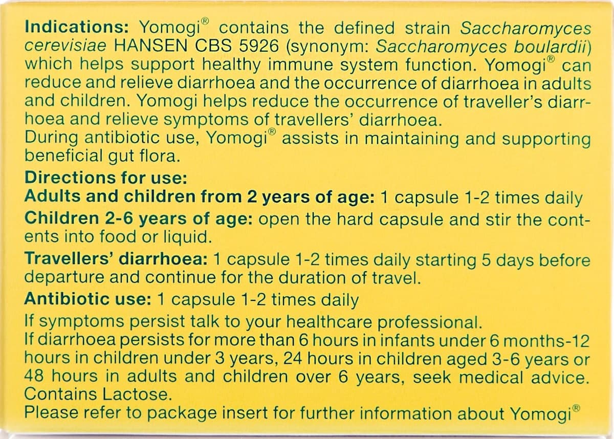 Thumbnail Yomogi Saccharomyces Boulardii 50 Capsules