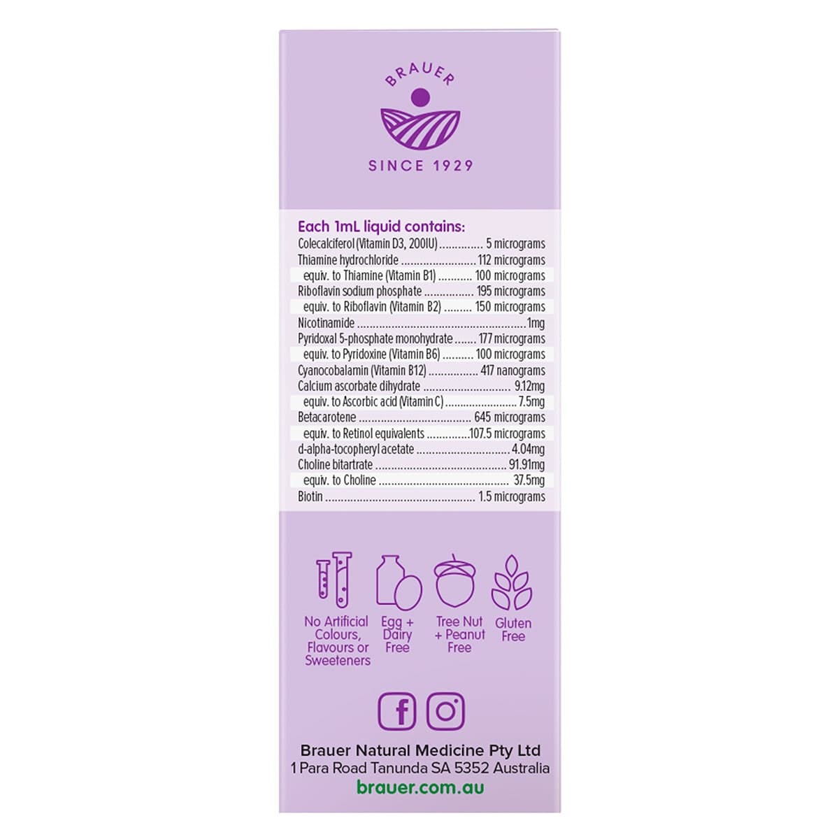 Thumbnail Brauer Baby & Child Liquid Multivitamin 45ml