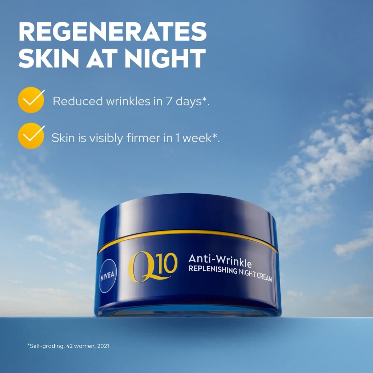 Thumbnail Nivea Q10 Anti-Wrinkle Replenishing Night Cream 50ml