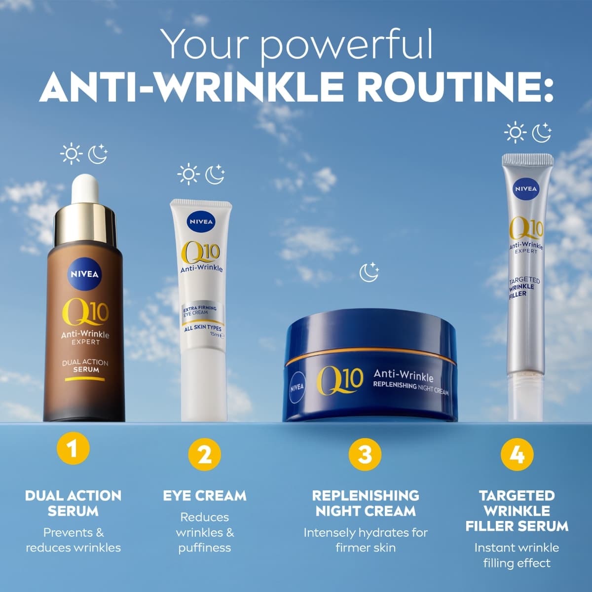 Thumbnail Nivea Q10 Anti-Wrinkle Replenishing Night Cream 50ml