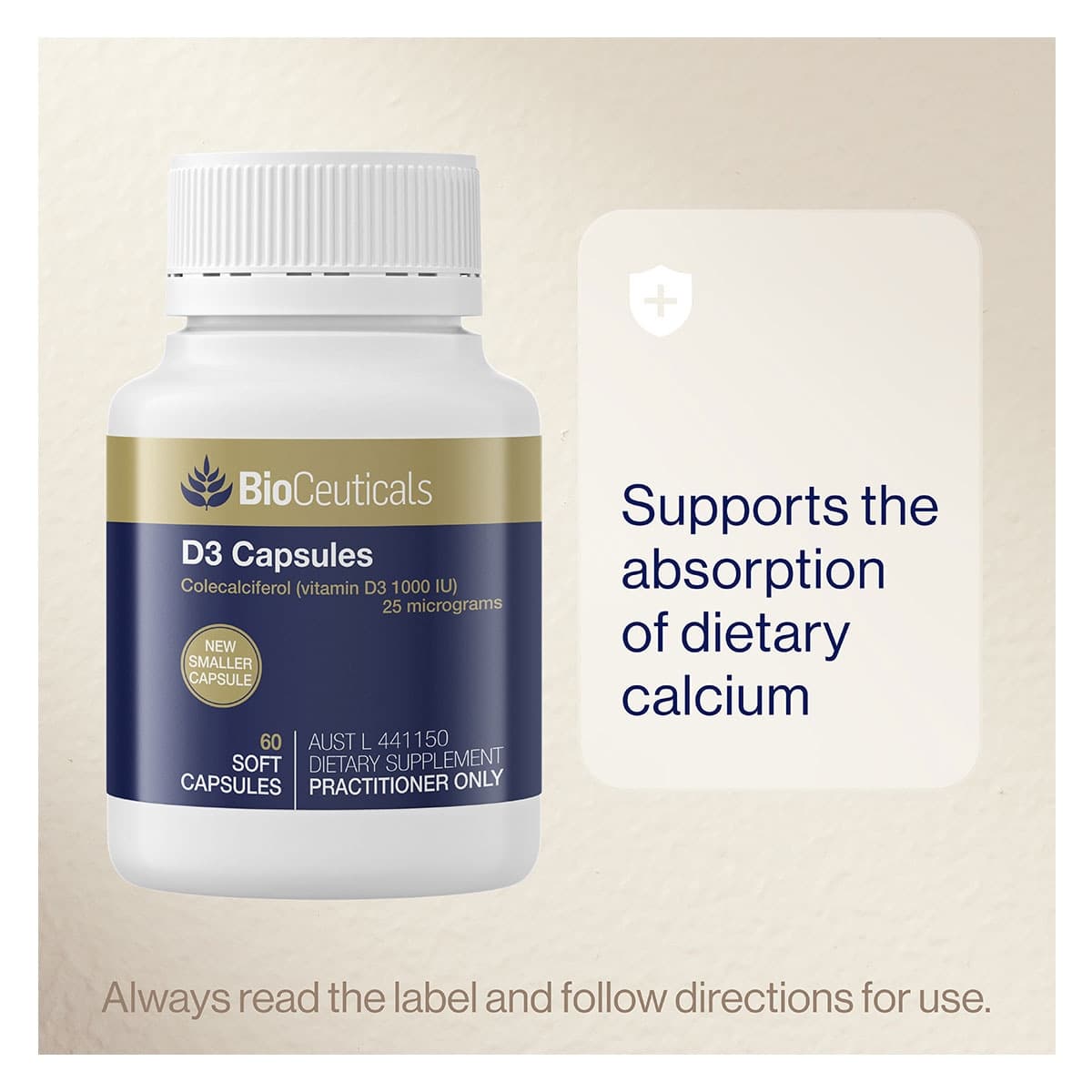 Thumbnail BioCeuticals D3 Capsules 60 Soft Capsules