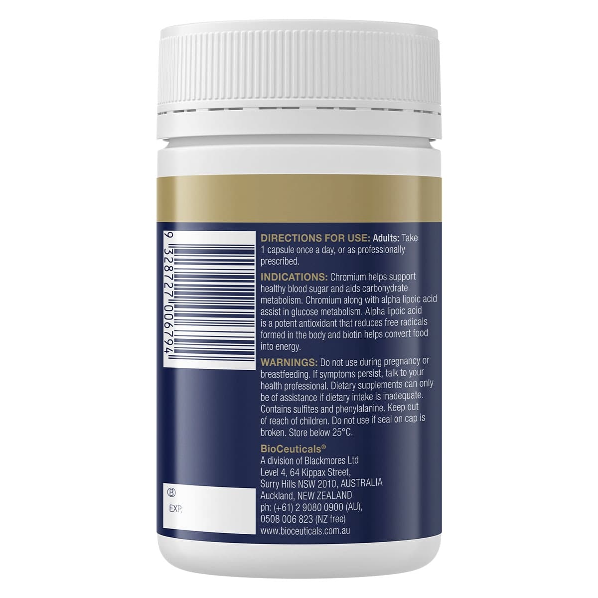 Thumbnail BioCeuticals Glucofactors Forte 120 Capsules