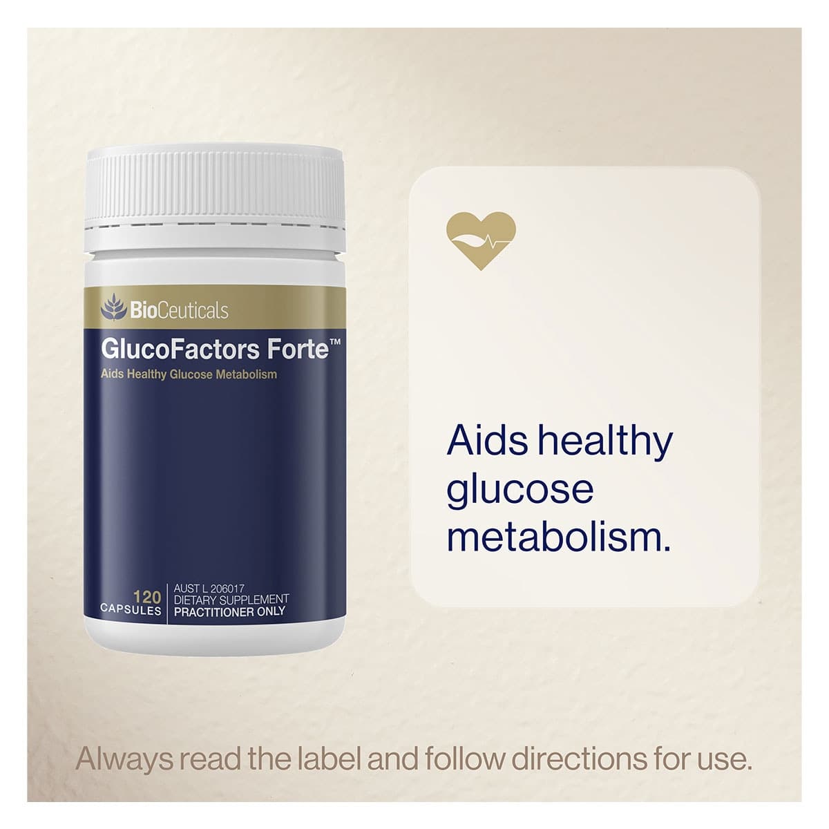Thumbnail BioCeuticals Glucofactors Forte 120 Capsules