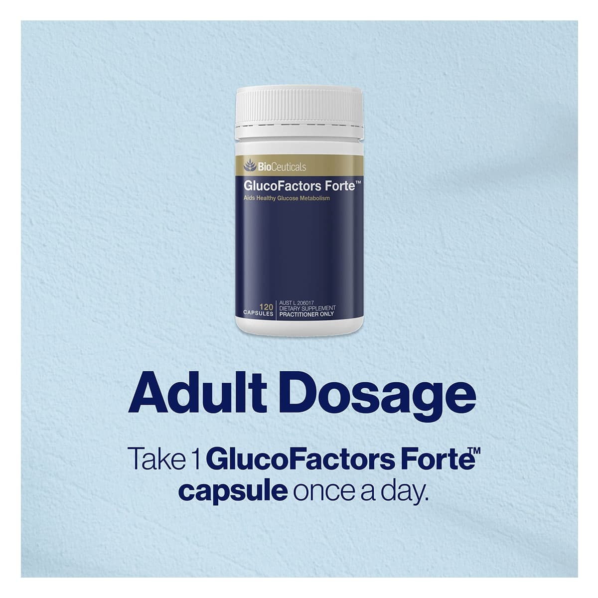 Thumbnail BioCeuticals Glucofactors Forte 120 Capsules
