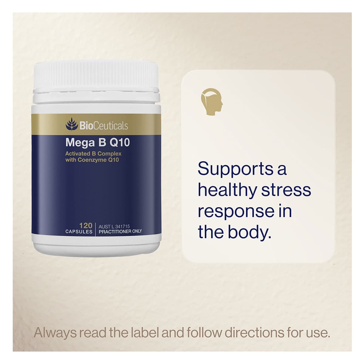 Thumbnail BioCeuticals Mega B Q10 120 Capsules