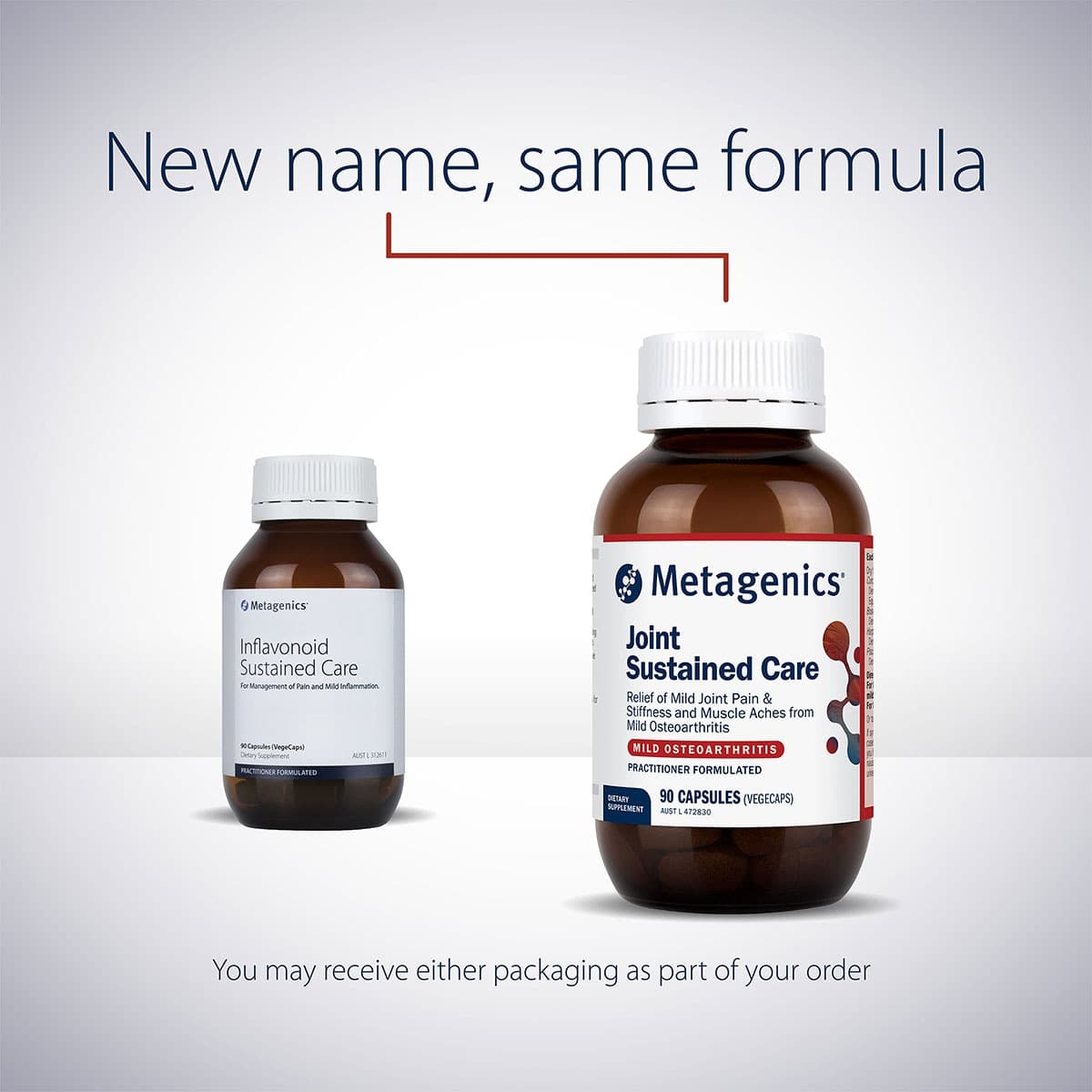 Thumbnail Metagenics Joint Sustained Care 90 Capsules