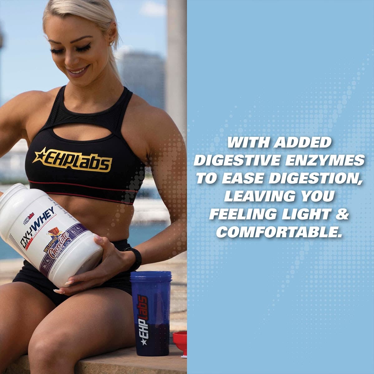 Thumbnail EHPLabs Oxywhey Lean Wellness Protein Powder Vanilla 825g