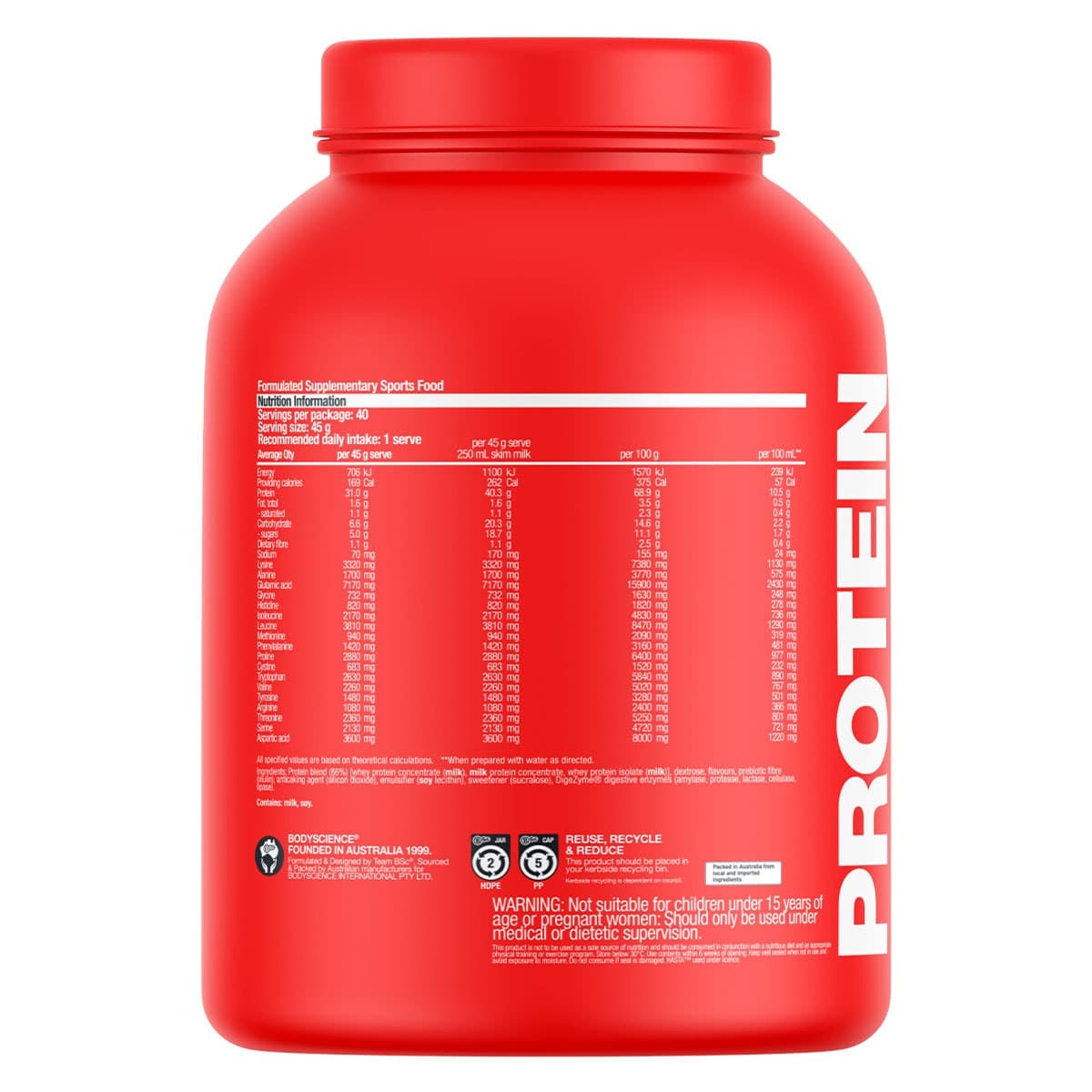Thumbnail BSc High Protein Powder Vanilla - 1.8kg