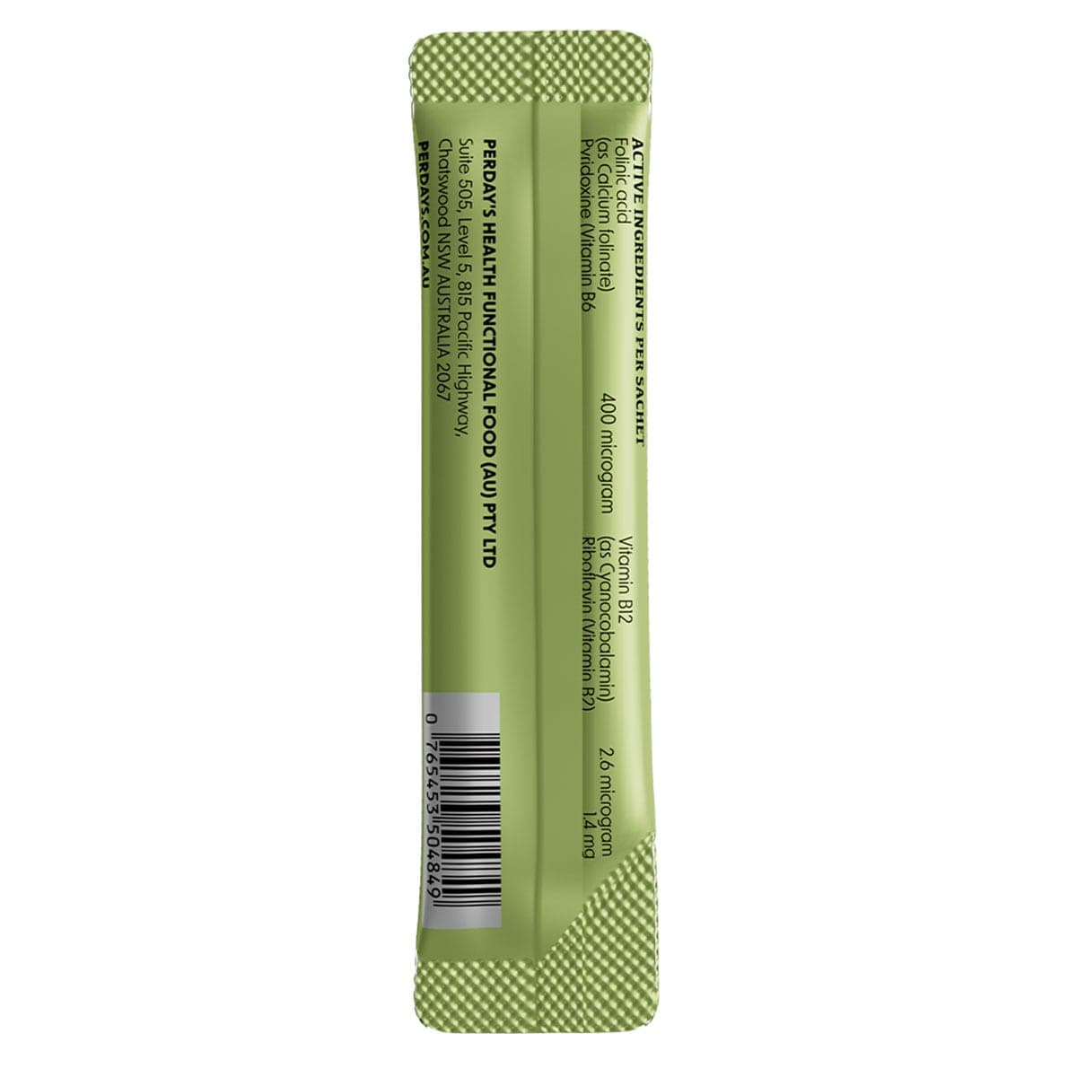 Thumbnail Perdays SnapShot Activated Folate Zesty Mojito Flavour 20 x 1.5g Sachets