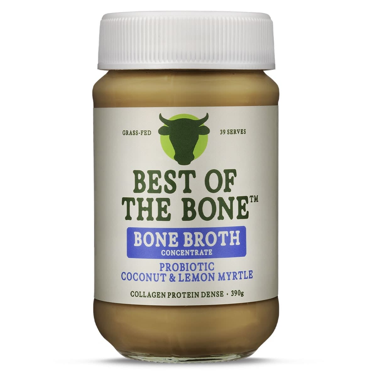 Thumbnail Best Of The Bone Probiotic Bone Broth Concentrate Coconut & Lemon Myrtle 390g