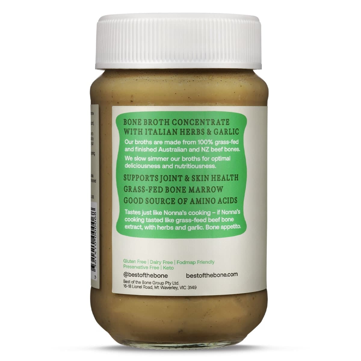 Thumbnail Best Of The Bone Italian Herbs & Garlic Bone Broth Concentrate 390g