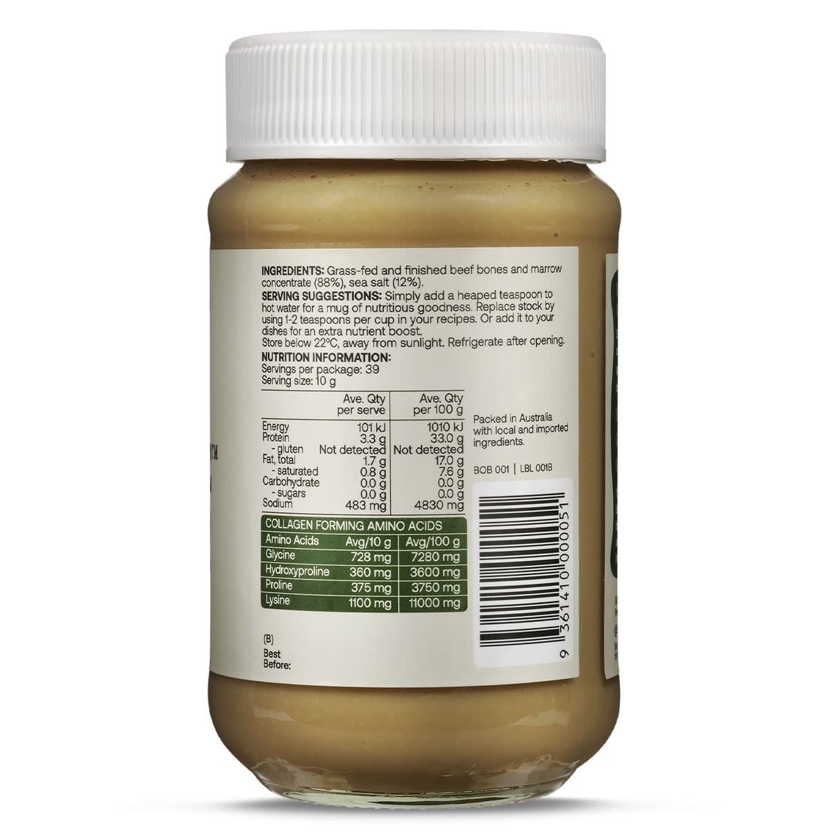 Thumbnail Best Of The Bone Original Beef Bone Broth Concentrate 390g