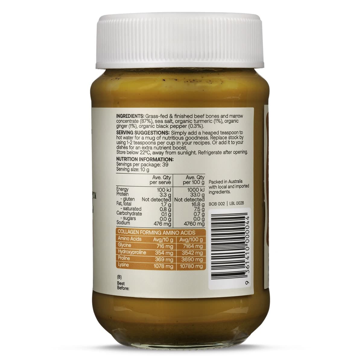 Thumbnail Best Of The Bone Turmeric Ginger & Pepper Bone Broth Concentrate 390g