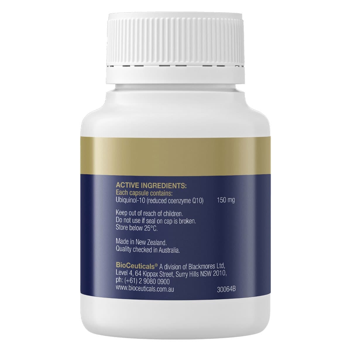 Thumbnail BioCeuticals Ubiquinol BioActive 150mg 60 Capsules