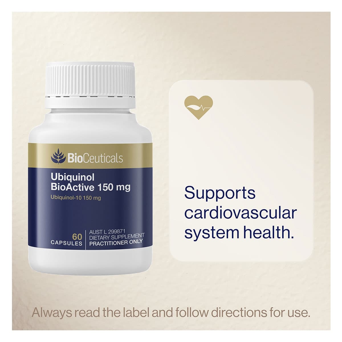 Thumbnail BioCeuticals Ubiquinol BioActive 150mg 60 Capsules