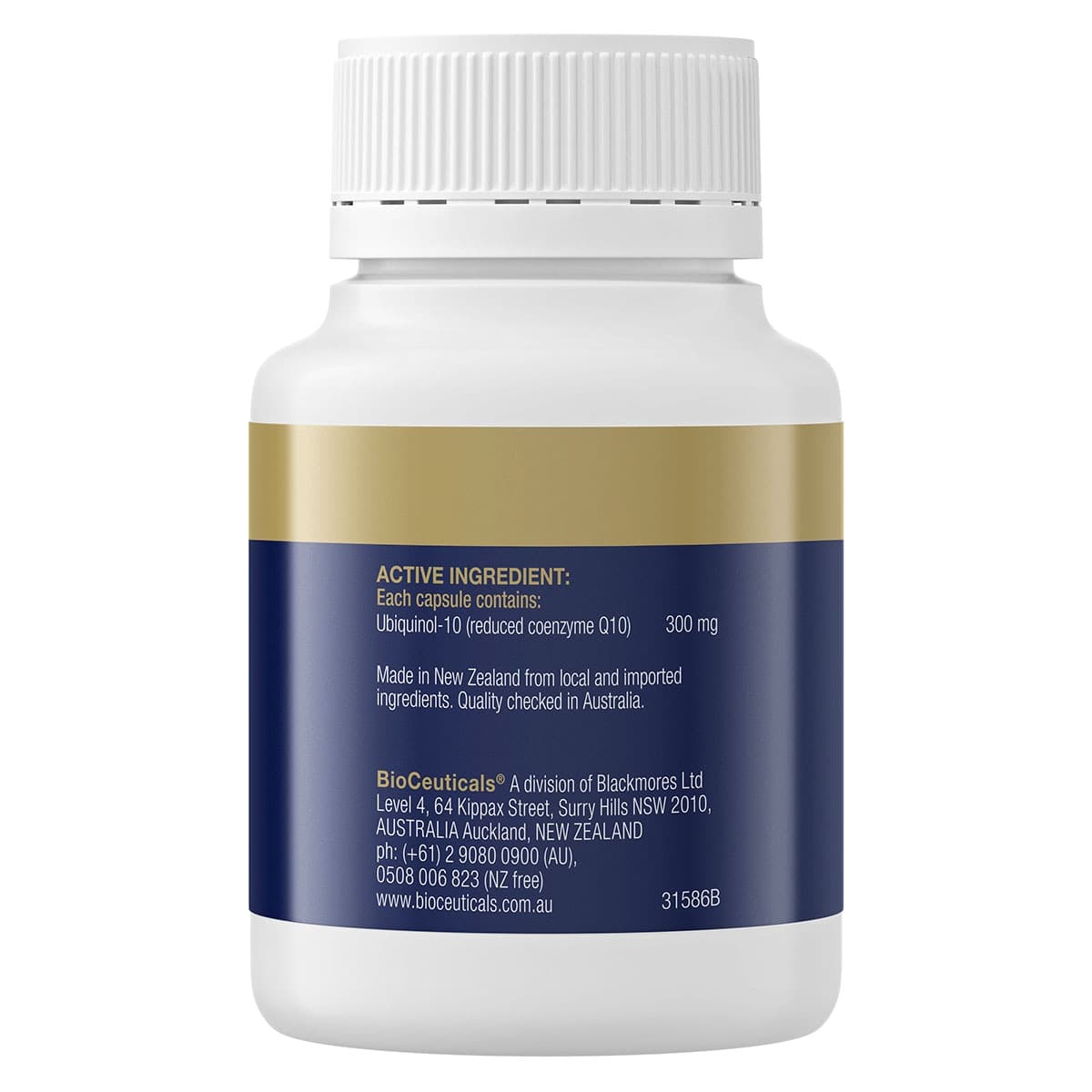 Thumbnail BioCeuticals Ubiquinol BioActive 300mg 30 Capsules