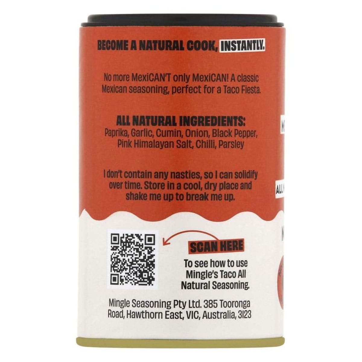 Thumbnail Mingle Mexican Fiesta All Natural Taco Seasoning 50g