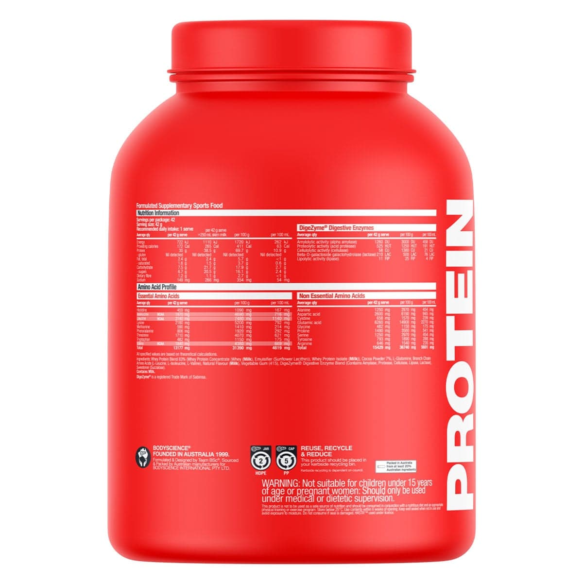 Thumbnail BSc Whey Protein Powder Chocolate - 1.8kg