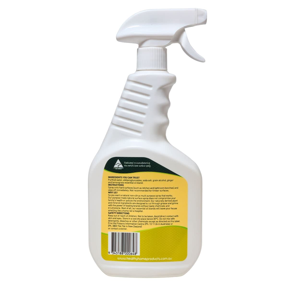 Thumbnail Abode Surface Spray Ginger and Lemongrass 750ml