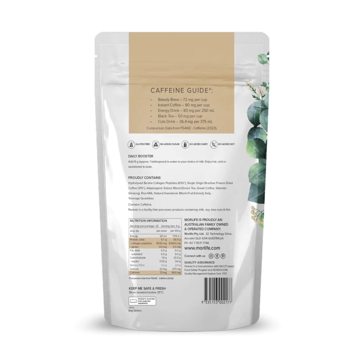 Thumbnail Morlife Beauty Brew Keto Coffee 200g