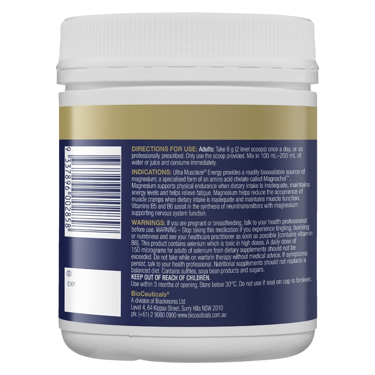 Thumbnail BioCeuticals Ultra Muscleze Energy 240g