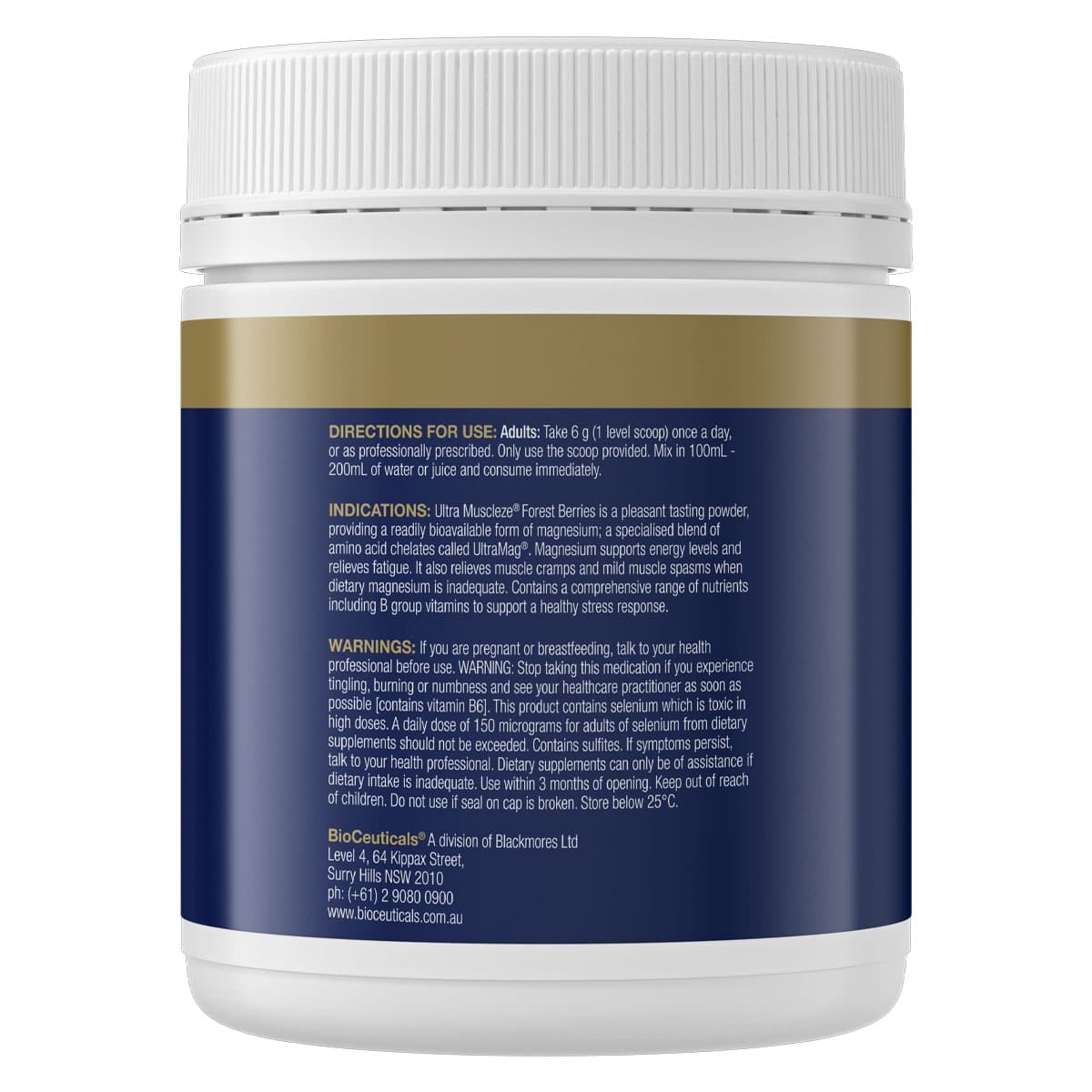 Thumbnail BioCeuticals Ultra Muscleze Forest Berries 360g