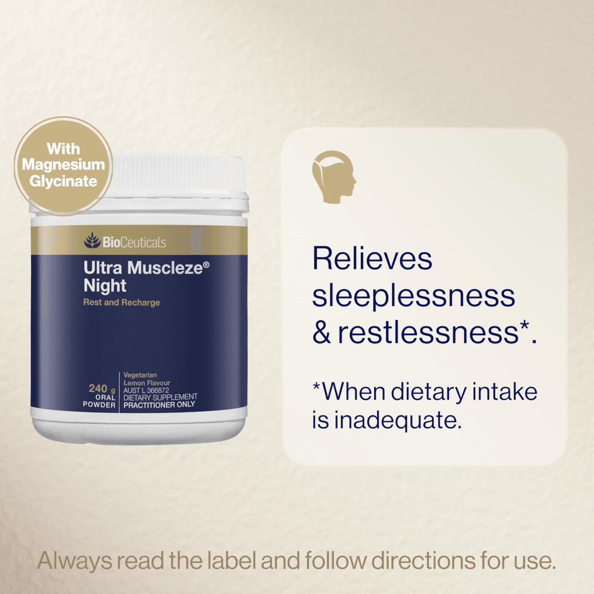 Thumbnail BioCeuticals Ultra Muscleze Night 240g