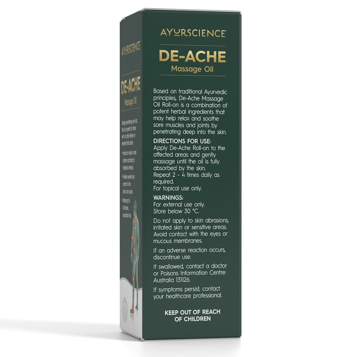 Thumbnail AyurScience De-Ache Roll-On Massage Oil 75ml