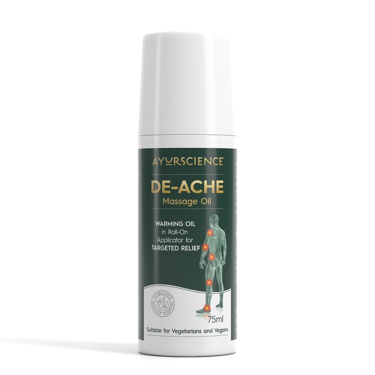 Thumbnail AyurScience De-Ache Roll-On Massage Oil 75ml