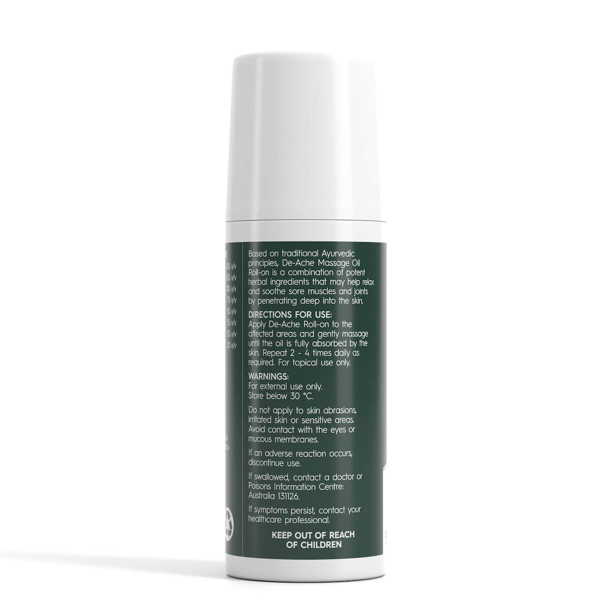 Thumbnail AyurScience De-Ache Roll-On Massage Oil 75ml