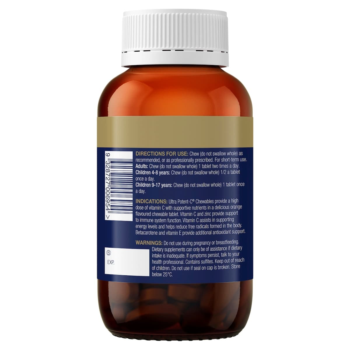 Thumbnail BioCeuticals Ultra Potent-C Chewables 60 Tablets