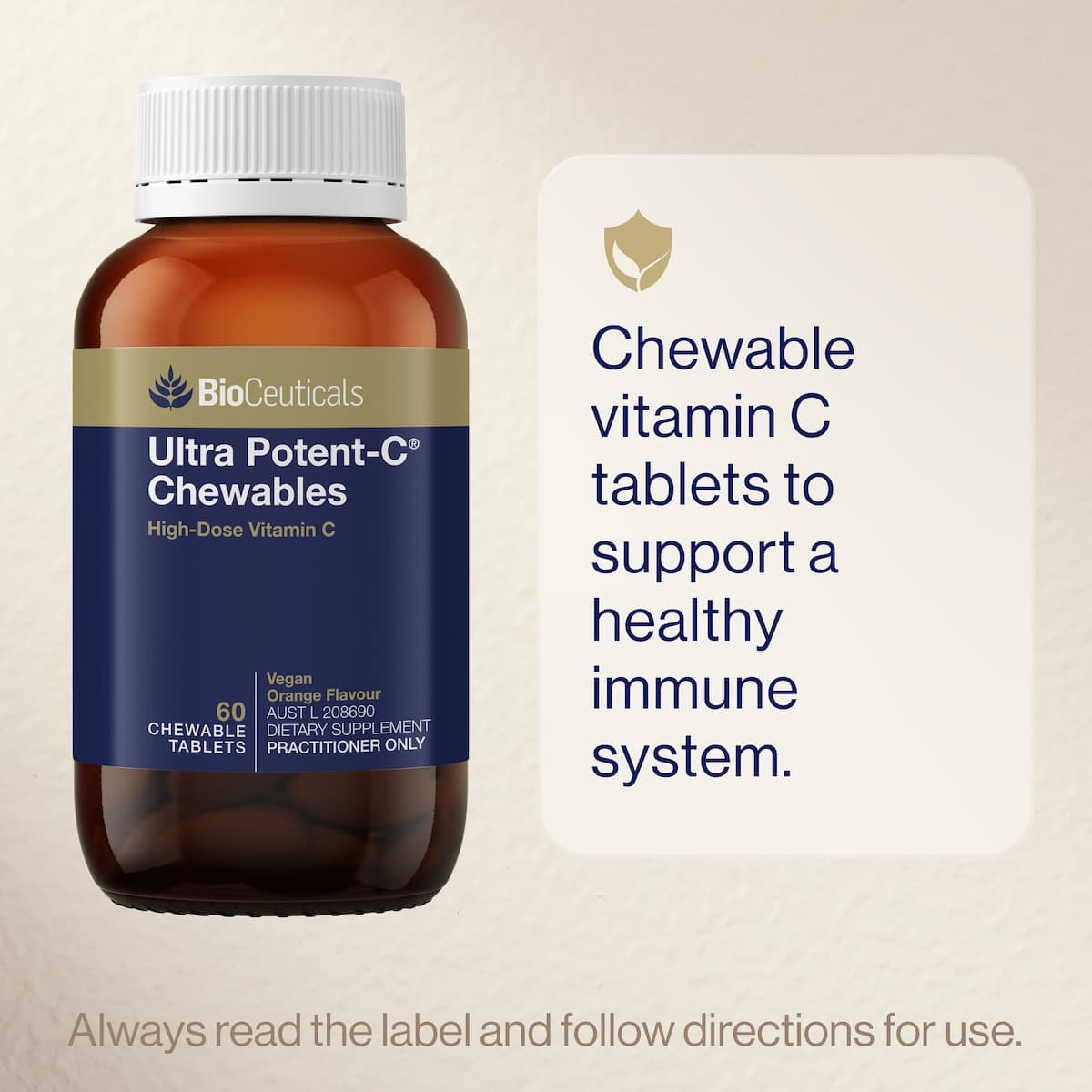 Thumbnail BioCeuticals Ultra Potent-C Chewables 60 Tablets