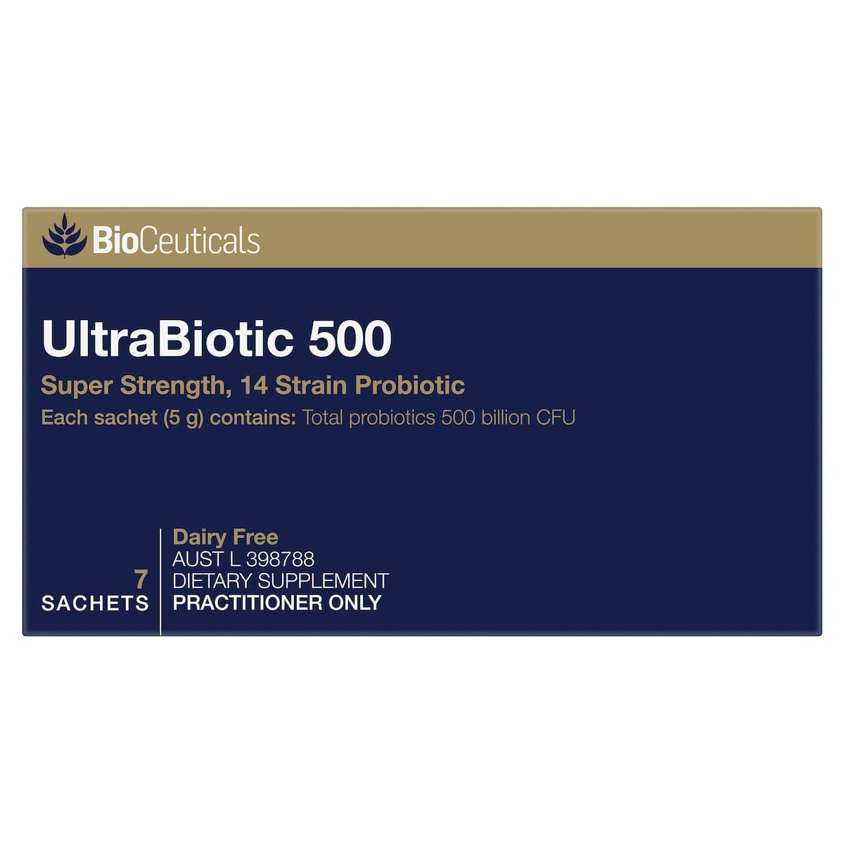 Thumbnail BioCeuticals UltraBiotic 500 - 7 x 5g Sachets