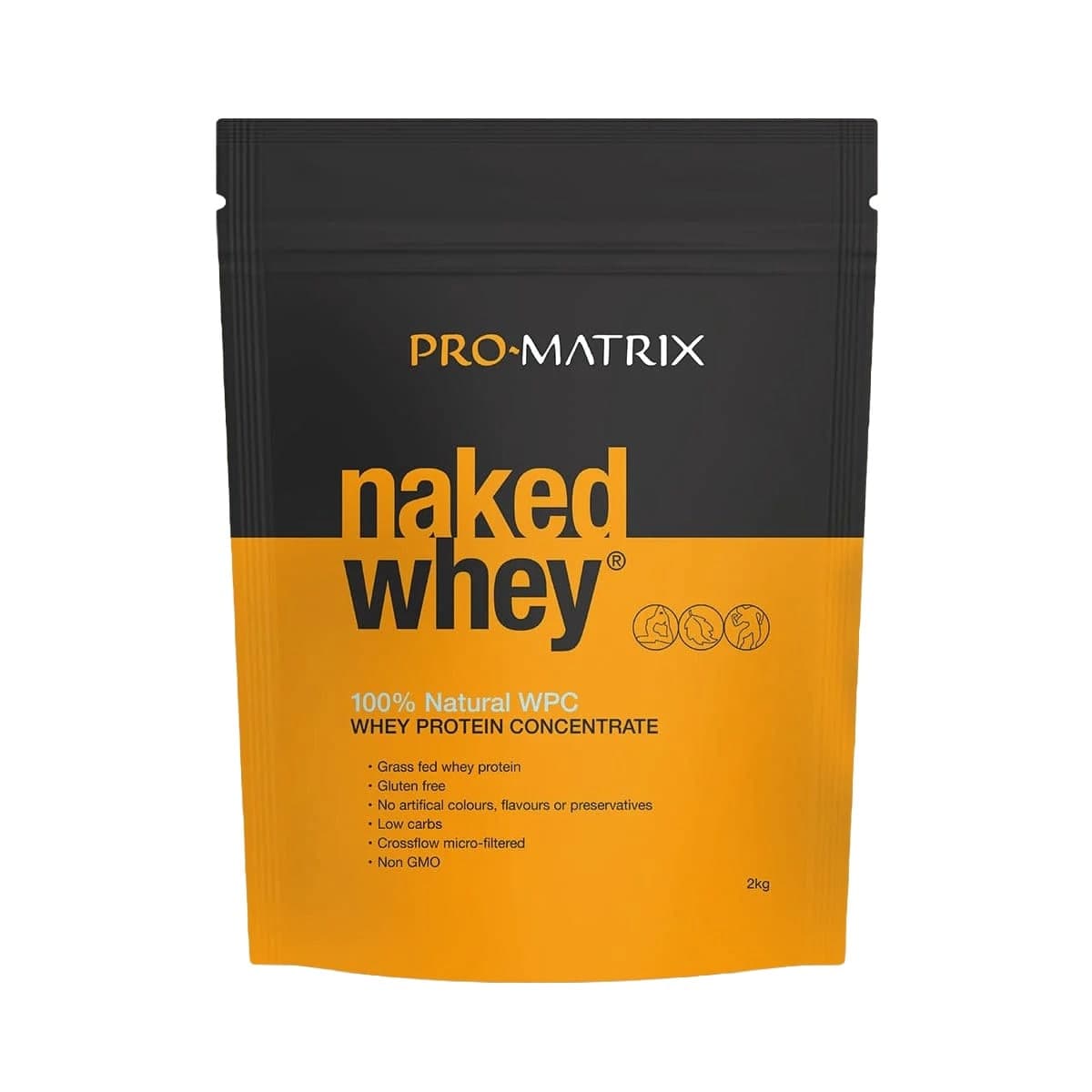 Thumbnail Pro Matrix Naked Whey Protein Concentrate Unflavoured 2 Kg
