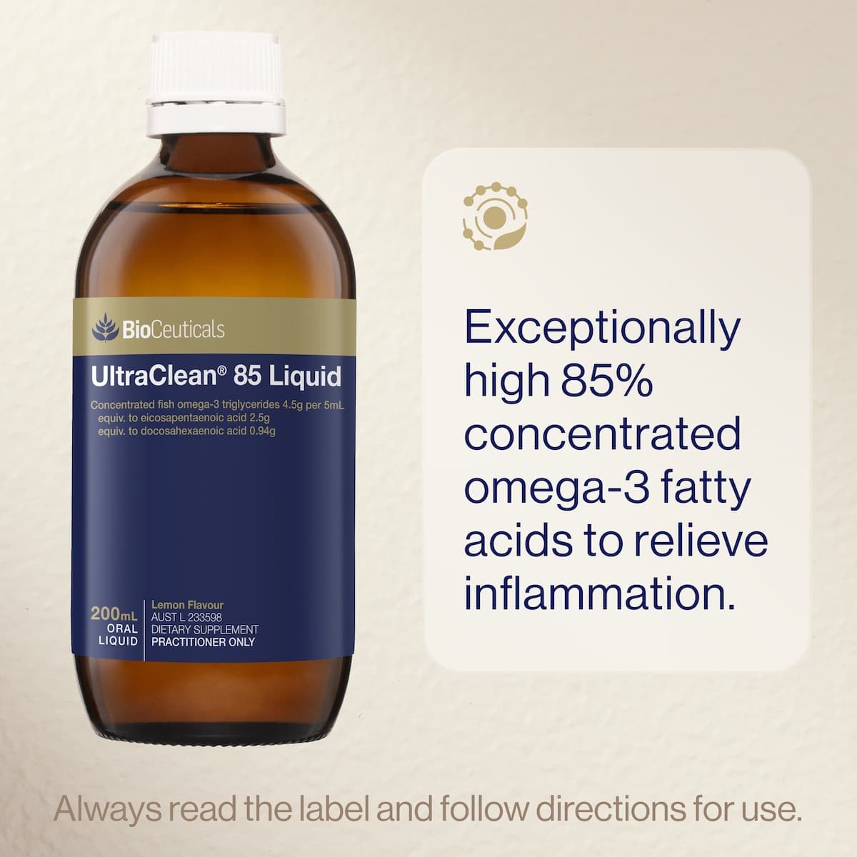 Thumbnail BioCeuticals UltraClean 85 Liquid 200ml