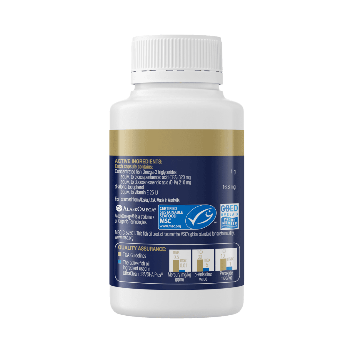 Thumbnail BioCeuticals UltraClean EPA/DHA Plus 60 Capsules