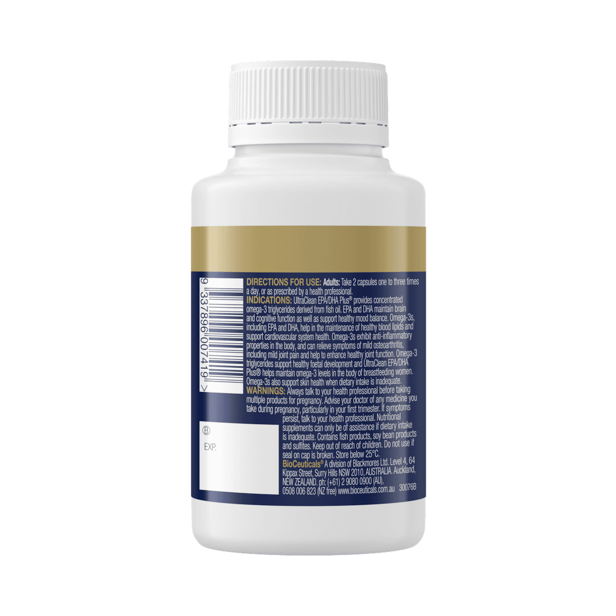 Thumbnail BioCeuticals UltraClean EPA/DHA Plus 60 Capsules