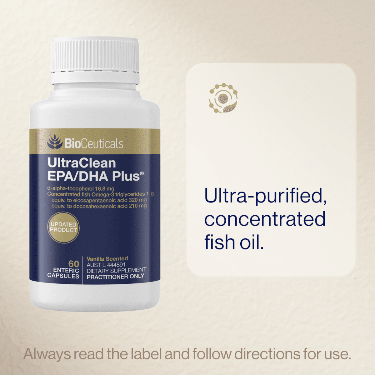 Thumbnail BioCeuticals UltraClean EPA/DHA Plus 60 Capsules