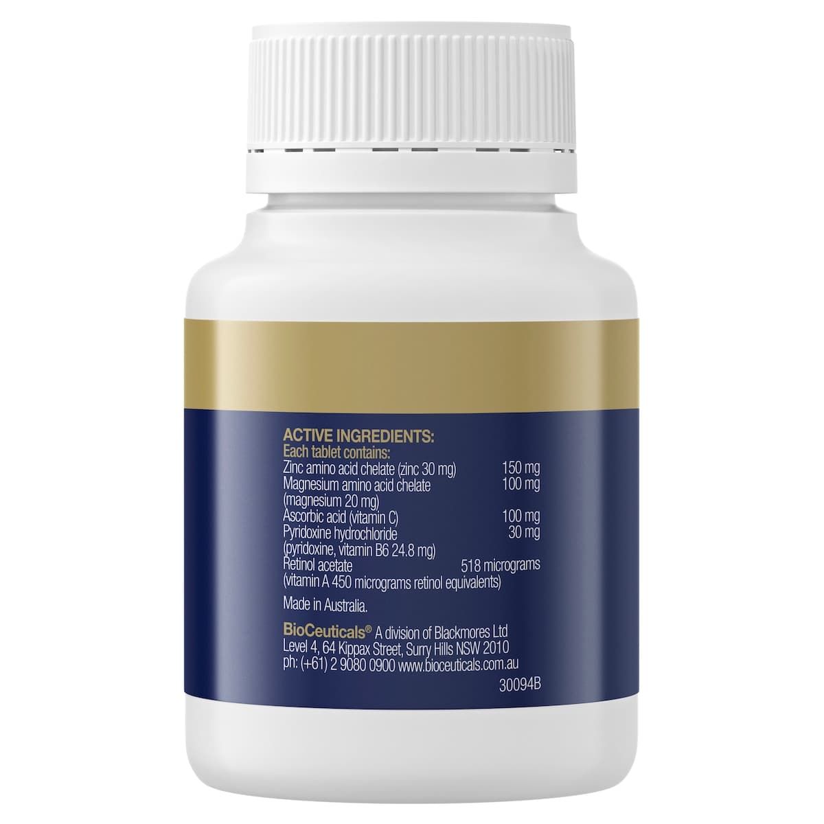 Thumbnail BioCeuticals Zinc Sustain 120 Tablets