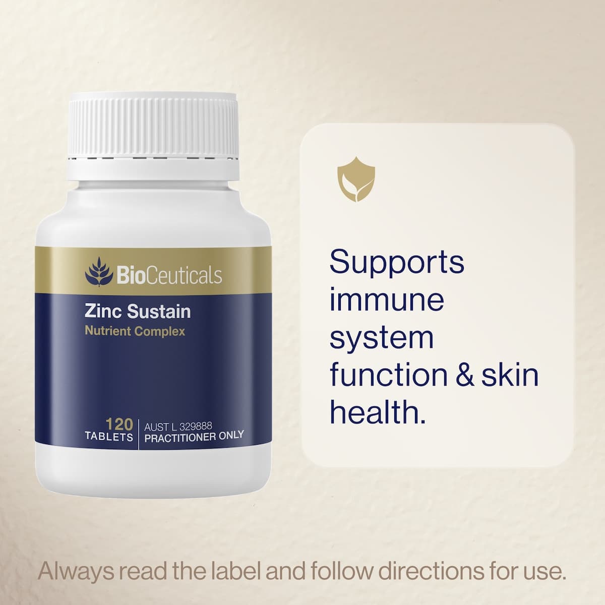 Thumbnail BioCeuticals Zinc Sustain 120 Tablets