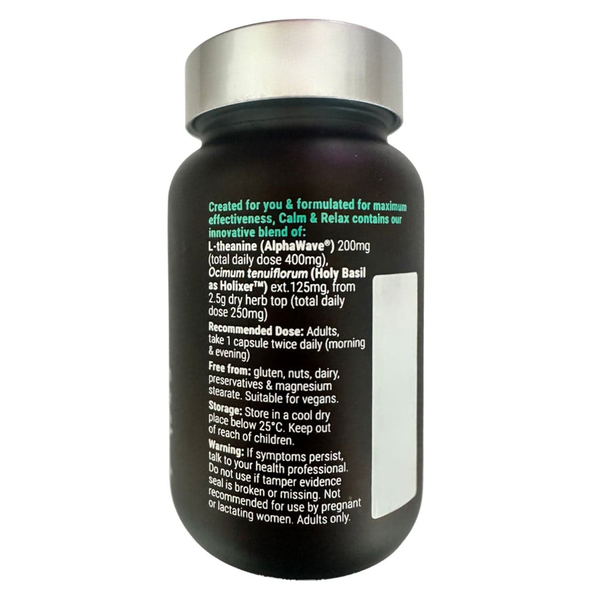 Thumbnail The Vitalogy Project Calm And Relax 60 Capsules
