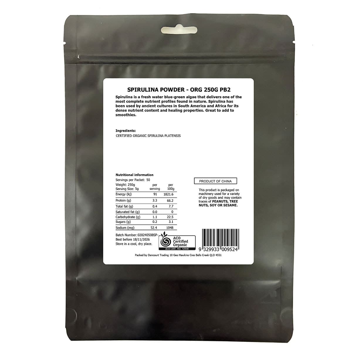 Thumbnail Daily Essentials Organic Spirulina Powder 250g