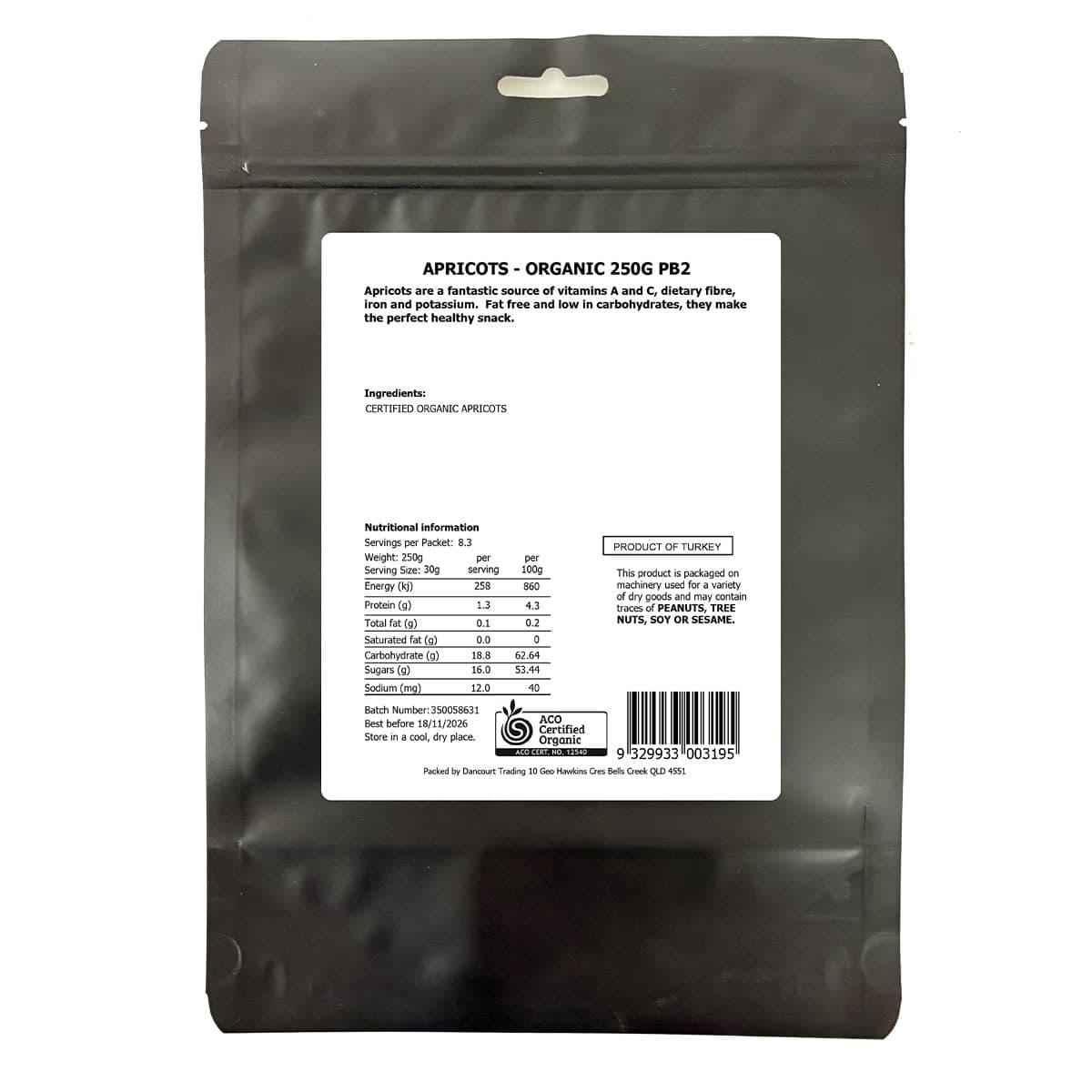 Thumbnail Daily Essentials Organic Apricots 250g