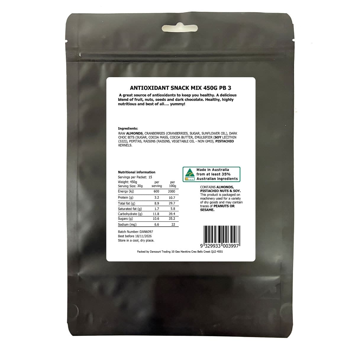 Thumbnail Daily Essentials Antioxidant Snack Mix 450g