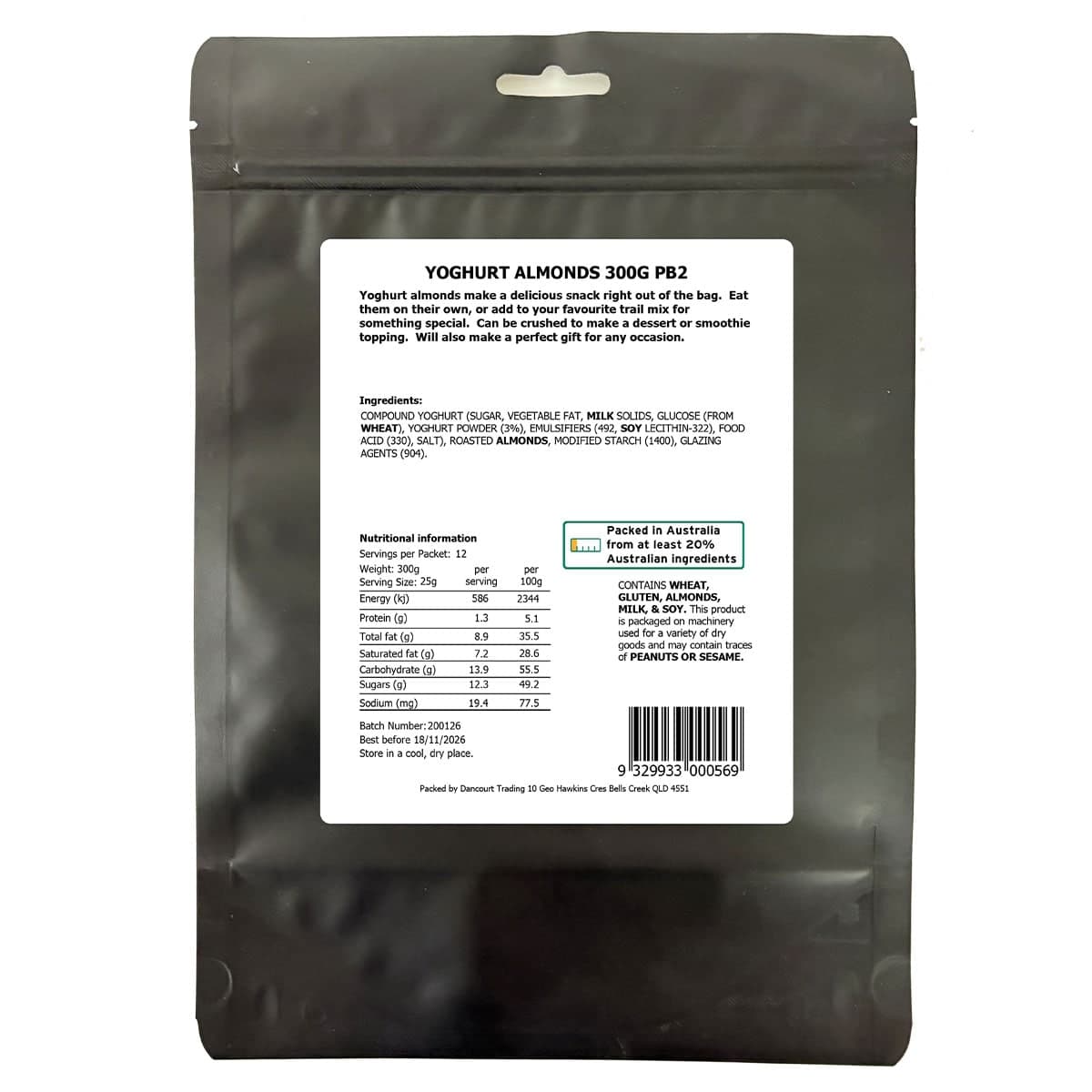 Thumbnail Daily Essentials Yoghurt Almonds 300g