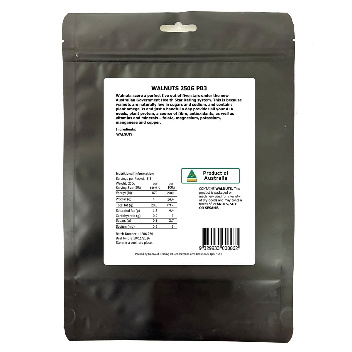 Thumbnail Daily Essentials Walnuts 250g