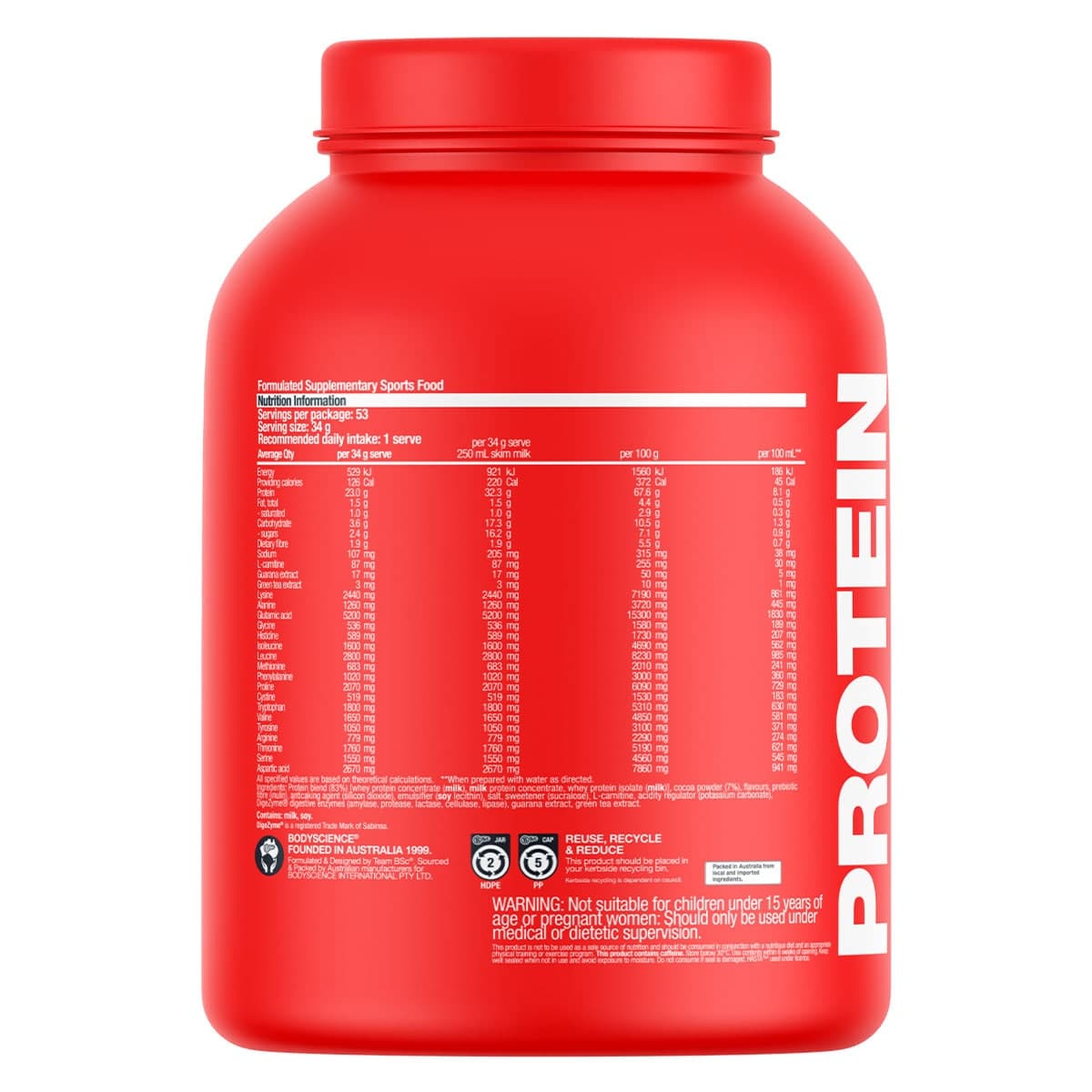 Thumbnail BSc Shred Protein Powder Chocolate 1.8kg