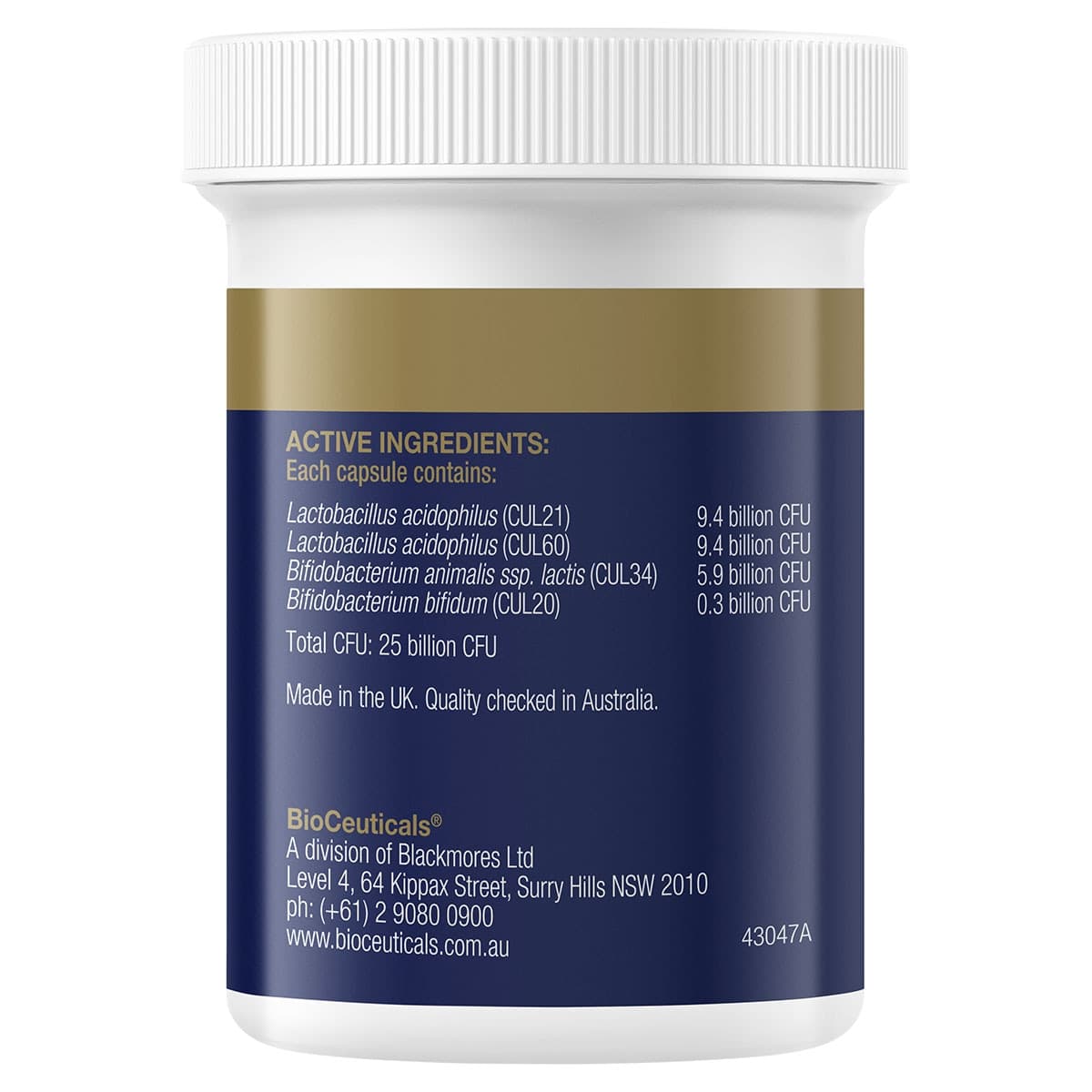 Thumbnail BioCeuticals UltraBiotic IBS 30 Capsules