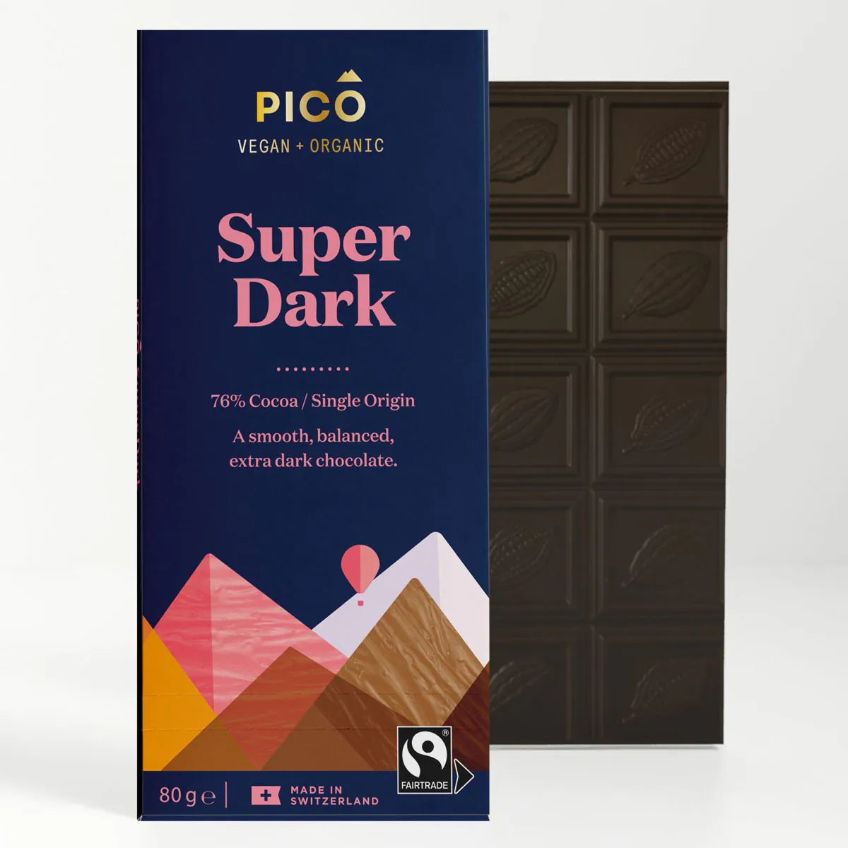 Thumbnail Pico Organic Chocolate Super Dark 80g