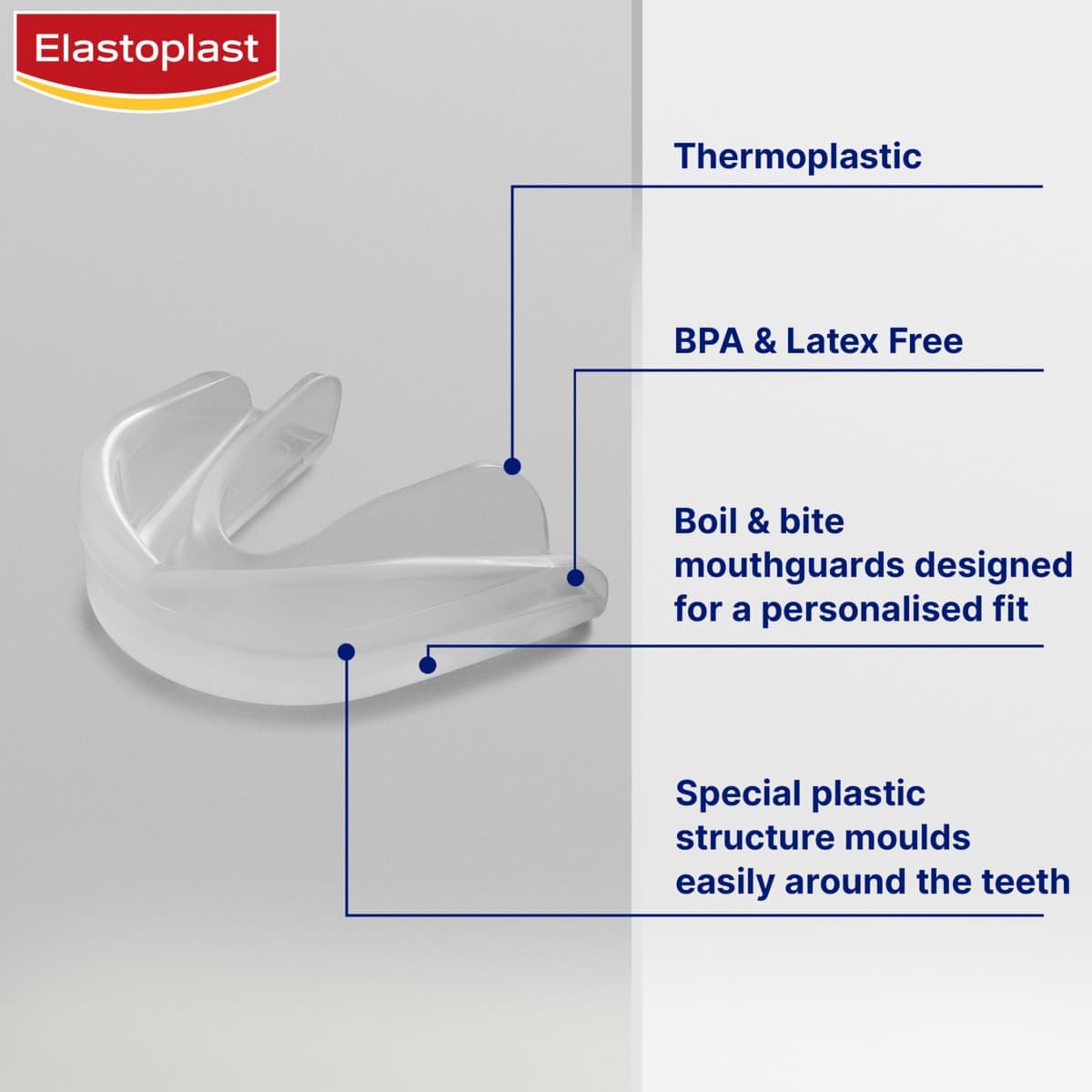 Thumbnail Elastoplast Sport Mouthguard Adult Clear